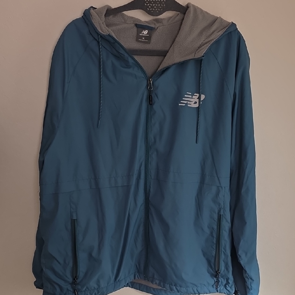 New Balance Men's Teal Windbreaker